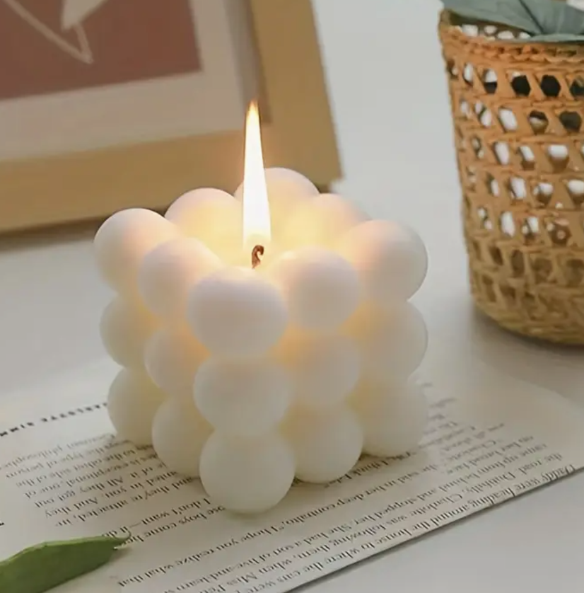 VELAS DE AROMATERAPIA EN CUBO