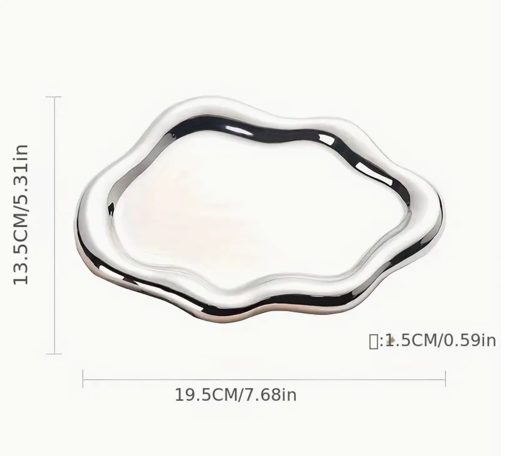 PLATO JOYERO NUBE PLATA